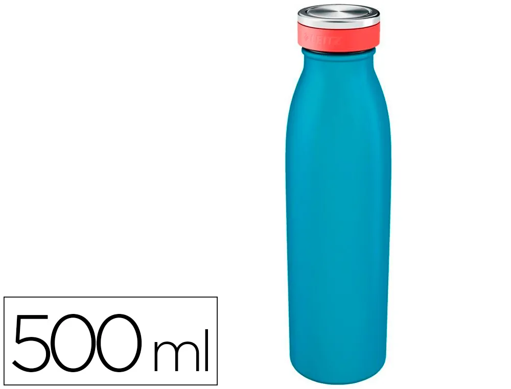 Gourde leitz cosy isotherme acier inoxydable 500ml coloris bleu