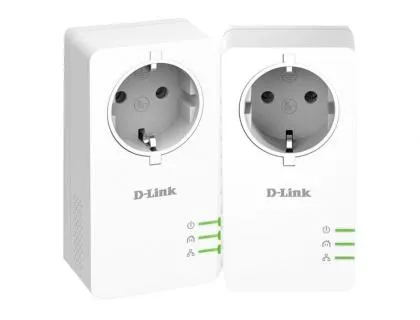 Kit dlink 2 adaptateurs cpl av2 1000hd avec prise integrees dhp-p600av