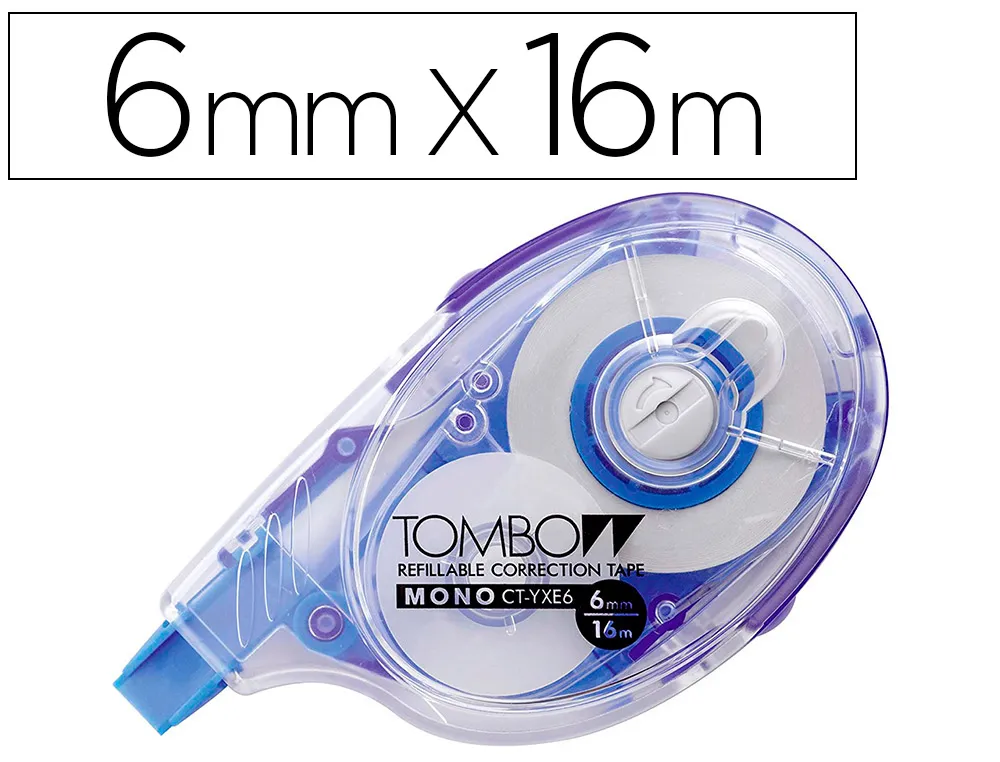 Recharge de correction tombow 6mmx 16m pour ct-yxe4