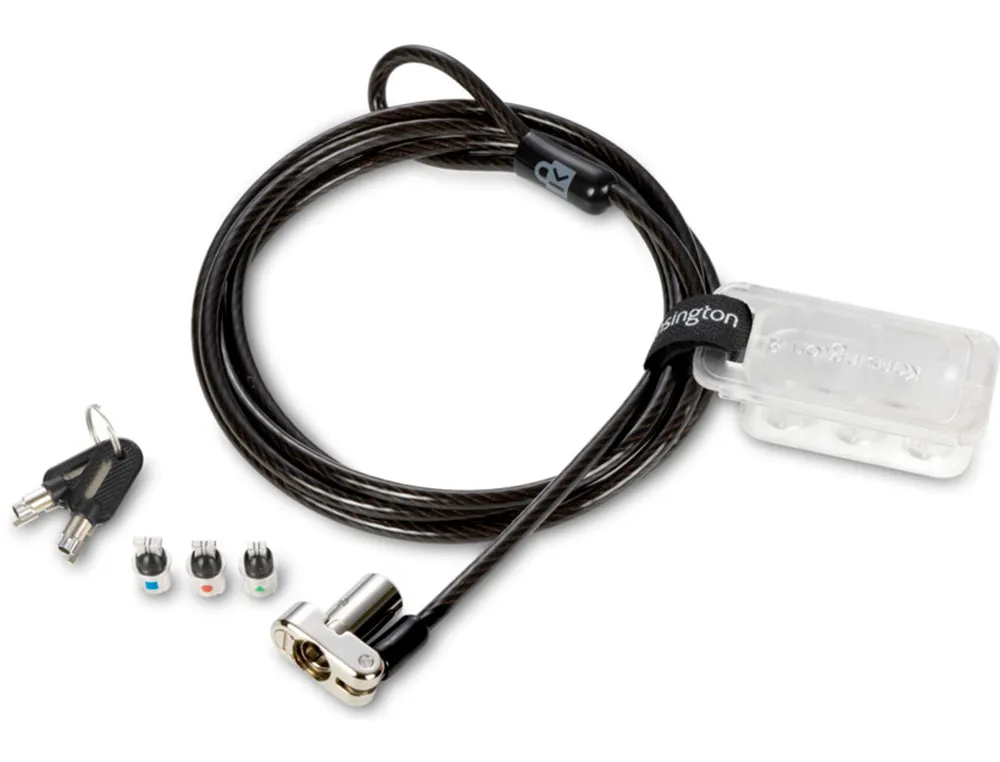 Cable de sécurité Kensington universel 3 en 1 système de verrouillage clé de 5mm