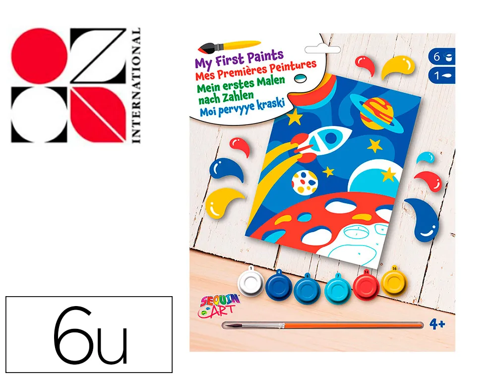 Peinture par numero oz international junior modele mission galaxie