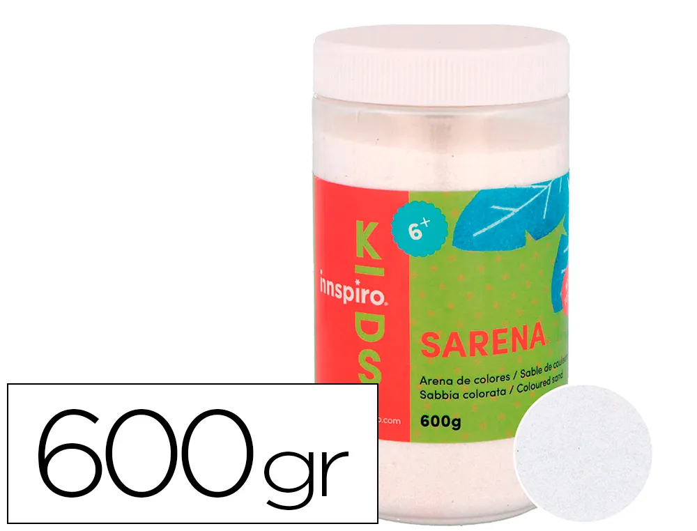 Sable de couleurs blanc 600 gr