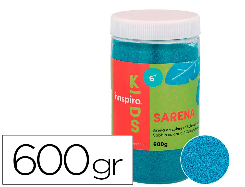 Sable de couleurs turquoise 600 gr