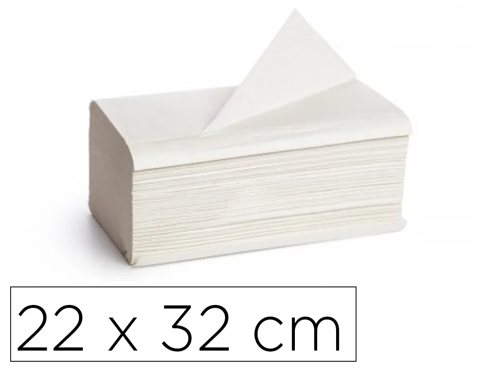 Essuie-mains coldis 3 plis pure ouate blanc 115f 17gr 22x32cm lot 20 paquets