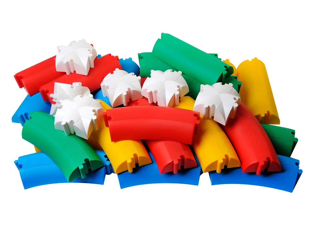 Lot de 12 poutres rototech 295 x 120 x h60 mm coloris assortis