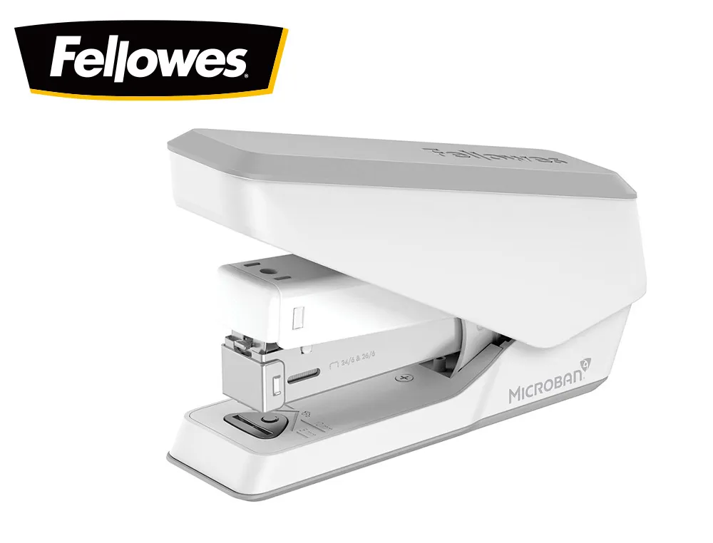 Agrafeuse fellowes easy-press lx840 demi bande 25 feuilles blanche