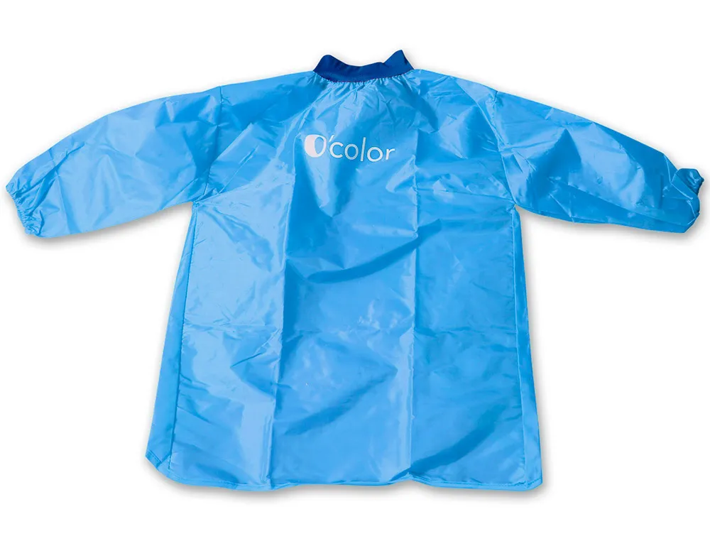 Tablier de protection lavable pour enfant de 5 8 ans couleur bleue