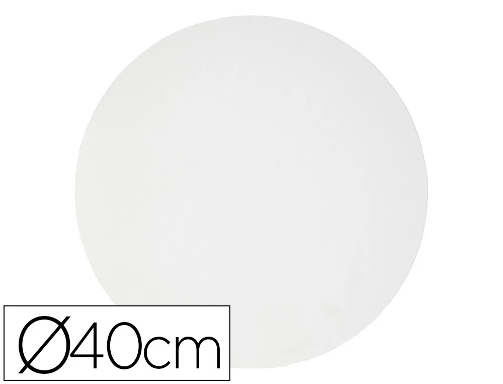 Carton peindre rond clairefontaine coton blanc 40cm