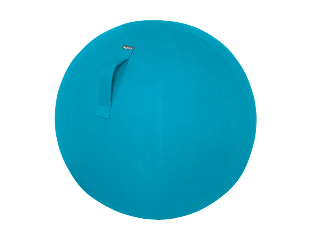 Ballon d'assise ergonomique leitz ergo cosy active bleu 65cm diametre