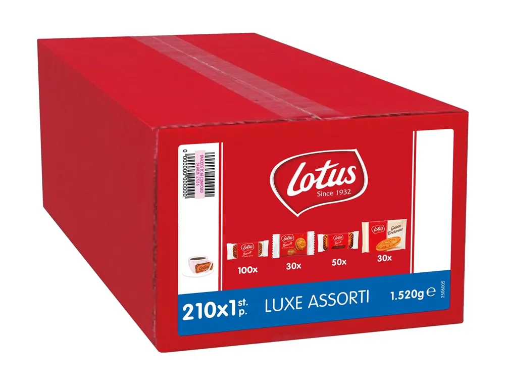 Biscuit lotus assorti individuel 210 p