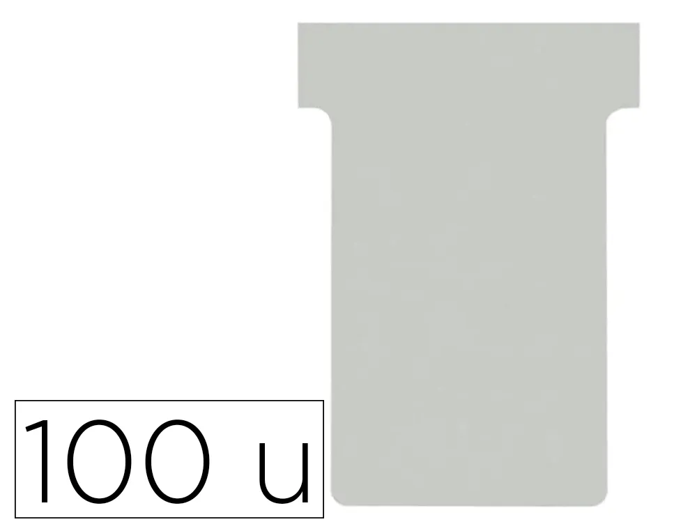Fiches pour planning nobo 100 unites coloris gris