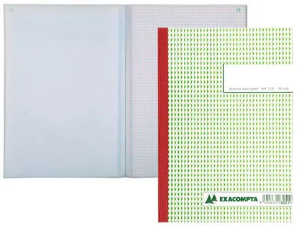 Manifold autocopiant exacompta A5 148x210mm quadrillé 5x5 foliotage 50 triplis