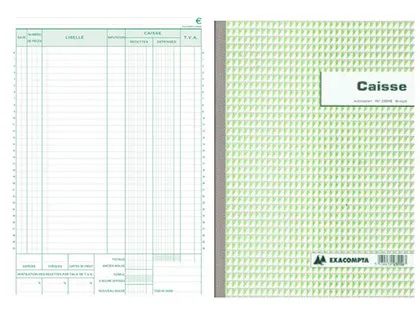 Manifold autocopiant exacompta caisse A4 210x297mm foliotage 50 duplis