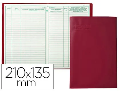 Carnet transporteurs exacompta entretien véhicules transport marchandises