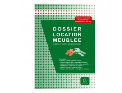Contrat location meublée exacompta dossier complet