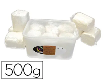 Pâte à modeler modly multi-activités autodurcissante coloris blanc pack 12 pains 250g