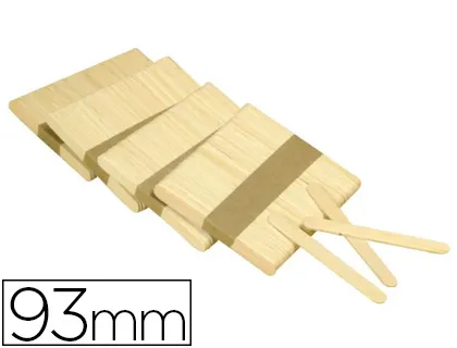Bâtonnet en bois graine créative 93mm couleur naturellle sachet 300 unités