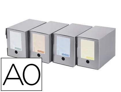 Boîte archives extendos polypropylène recyclable 800x600mm dos 200mm fermeture sécurisée montage simple livré plat