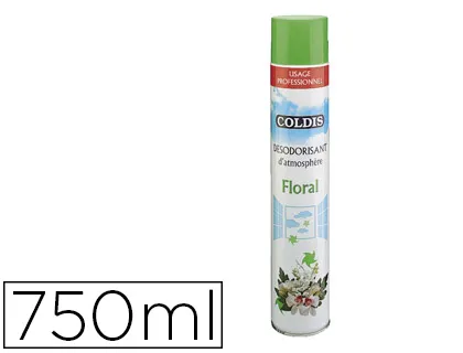 Désodorisant coldis usage professionnel parfum floral aérosol 750ml