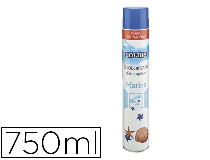 Désodorisant coldis usage professionnel parfum marine aérosol 750ml