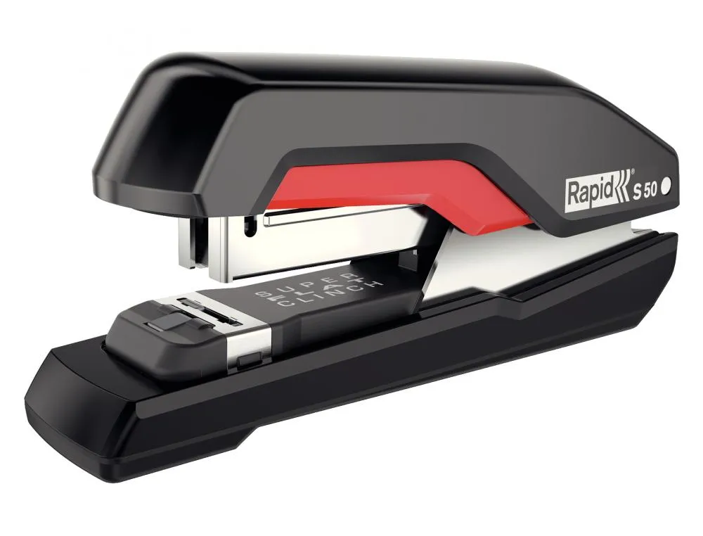 Agrafeuse rapid suprême métal s50 24/6-26/6 coloris noir/gris