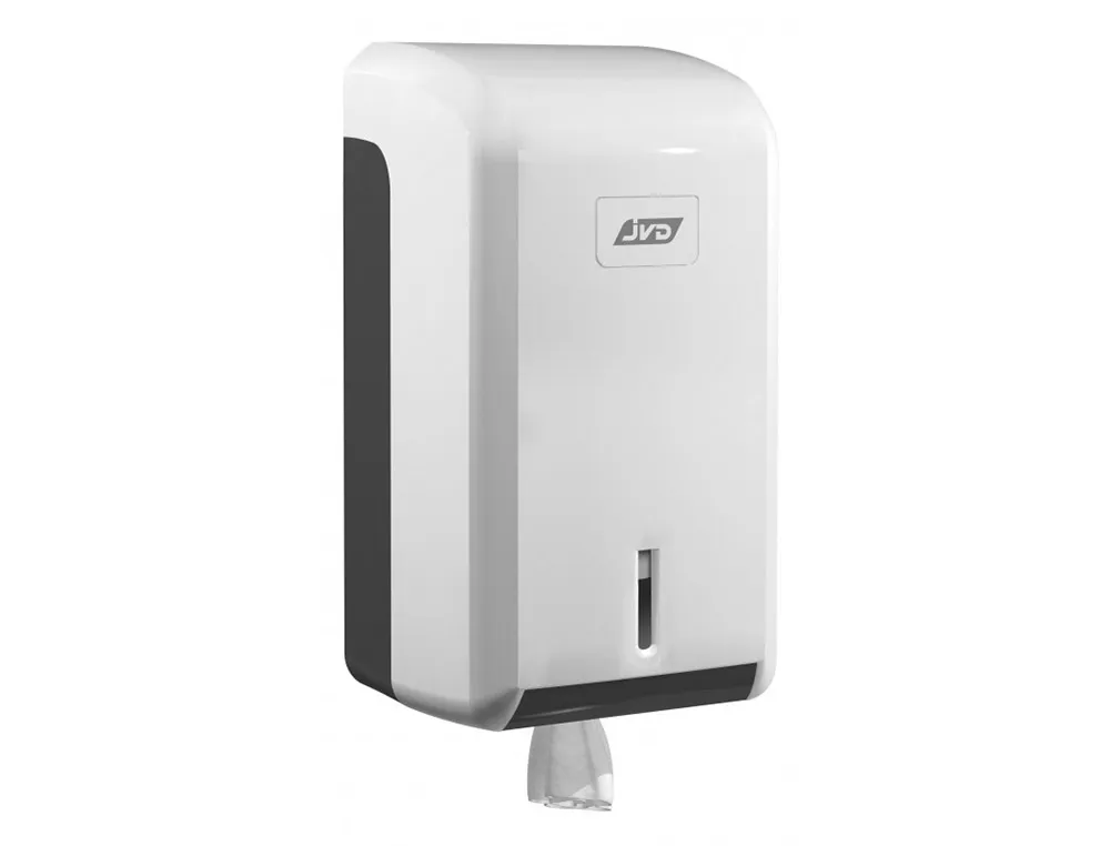 Distributeur essuie-mains bobine tirage central plastique abs petit modèle clé fenêtre contrôle 114,5x27,5x13,5cm 60f