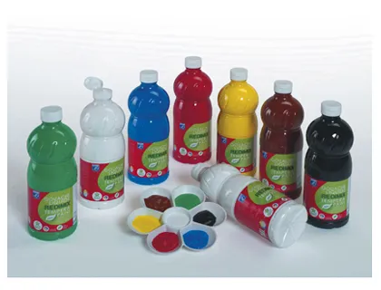 Gouache lefranc bourgeois liquide redimix non toxique fluide couvrante prête à l'emploi vert franc flacon 1000ml