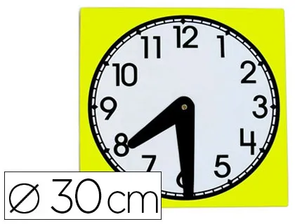 Grande horloge oz international aiguilles mobiles diamètre 30cm