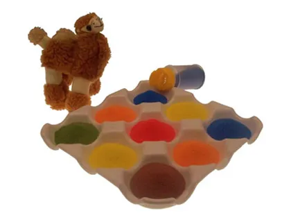 Sable coloré mosaïque 6 coloris assortis rouge vert bleu jaune orange marron sachet 500g