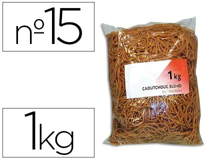 Bracelet caoutchouc sign étroit 150x1.5mm sachet 1kg