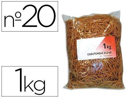 Bracelet caoutchouc sign étroit 200x1.5mm sachet 1kg