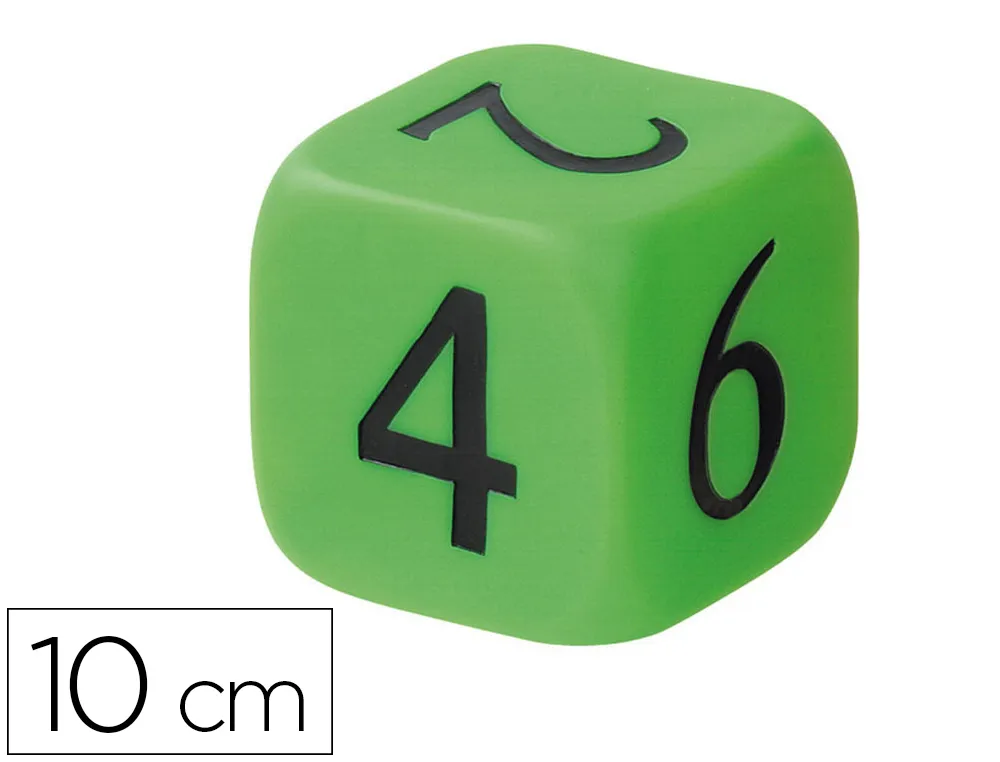 De educatif culture club geant plastique ideal pour apprentissage chiffres 1/6 arete 10cm