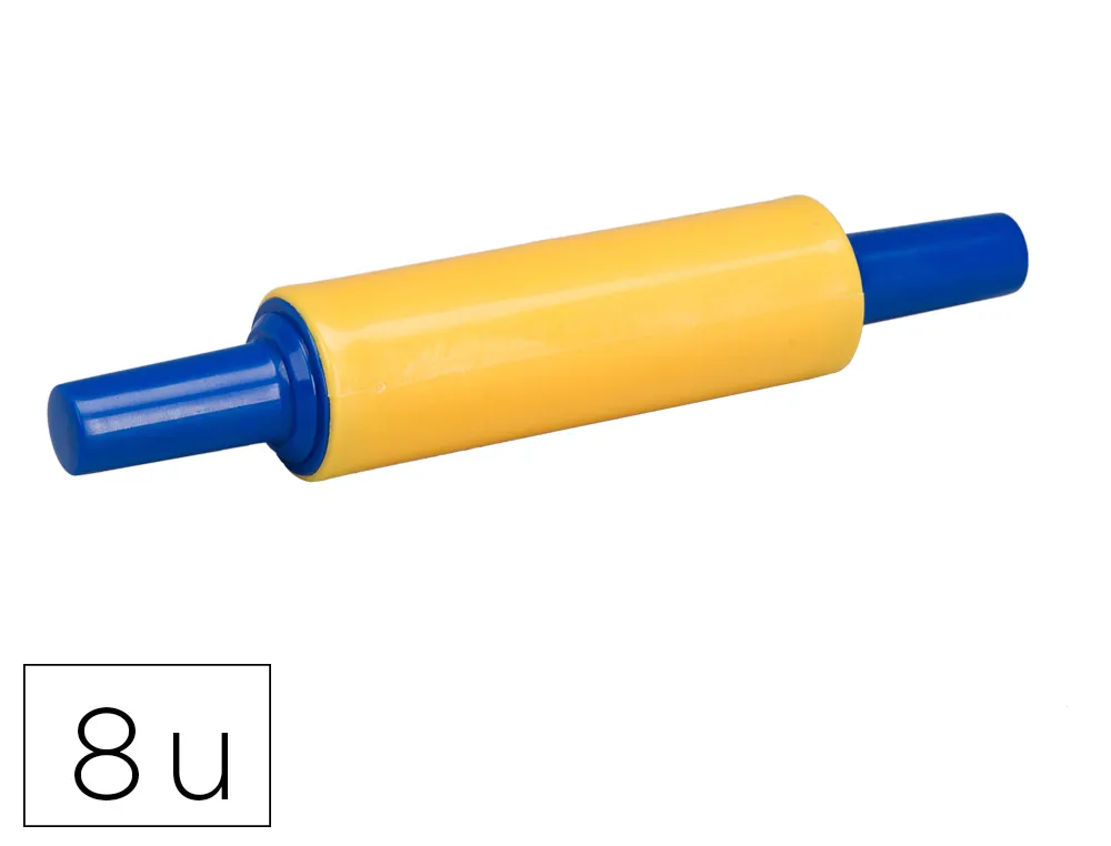 Rouleau modelage o'color lisse 22cm lot 8 unites