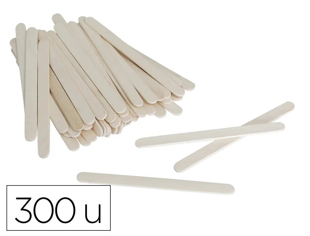Batonnet o'color bois 11,3x1cm paquet 300 unites