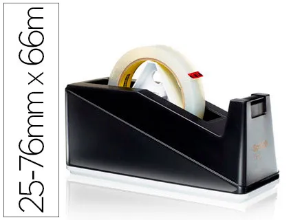 Dévidoir scotch c10 lourd pour ruban de 25 et 76mm ruban jusqu'à 66m sans ruban