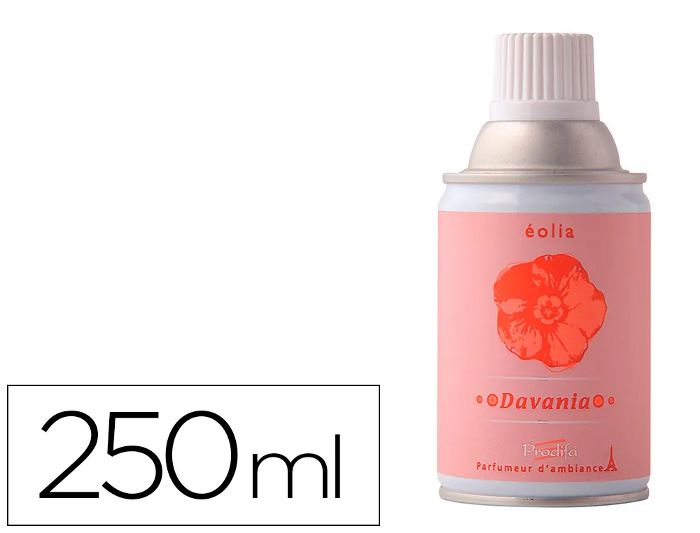 Recharge diffuseur coldis senteur fruitée équipée valve doseuse 85 microlitres 3000 pulvérisations aérosol 250ml