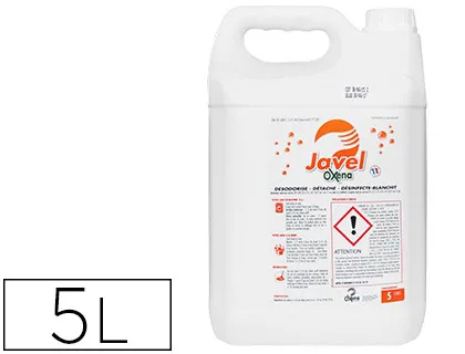 Eau de javel coldis 9 degrés 2.6% chlore actif nettoie désodorise désinfecte blanchit bidon 5l