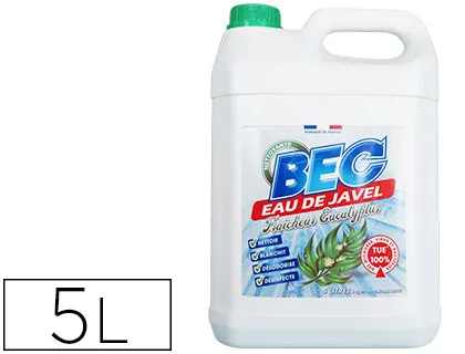 Eau de javel coldis 9 degrés nettoie désinfecte blanchit agréable odeur parfum bidon 5l