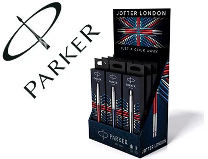 Présentoir de comptoir de 9 value parker packs jotter