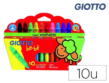 Crayon couleur giotto be-bè pot 10 unités
