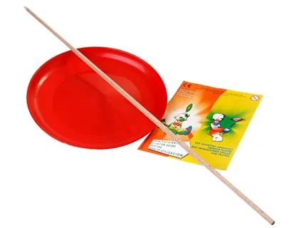 Assiette declic plastico rototech en polypropylène et livret plastique longueur 42cm