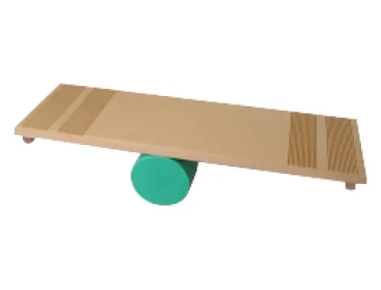 Planche en bois plastico rototech rolla bolla 750x250mm avec 2 bandes caoutchouc et 2 butées