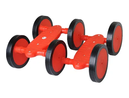 Rolla 6 roues plastico rototech idéal initiation repose-pieds 280mm diamètre roues 160mm