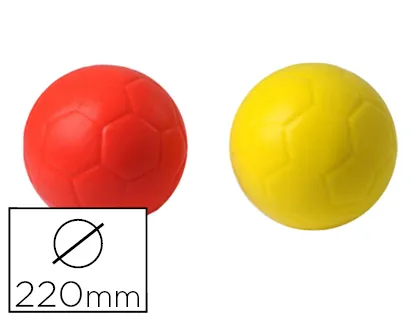 Ballon de football plastico rototech soft en mousse diamètre 220mm 180g