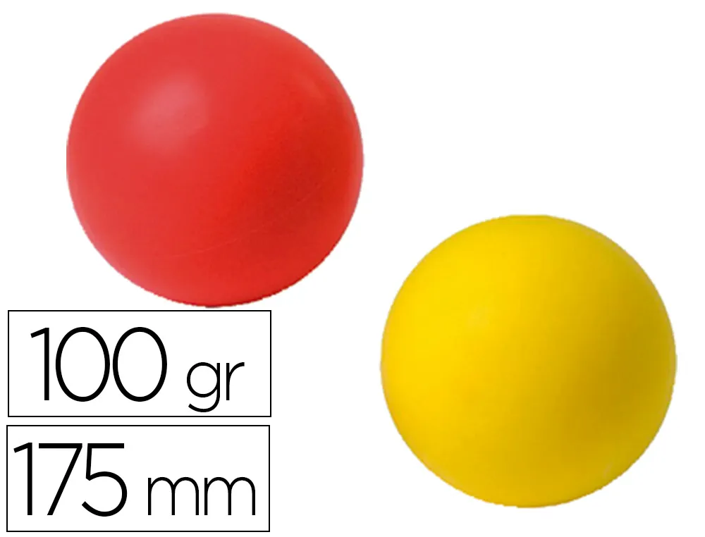 Ballon de handball plastico rototech soft en mousse diamètre 175mm 100g