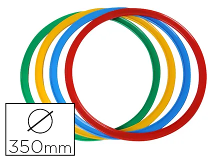 Cerceau de gym plastico rototech plat diamètre 35cm