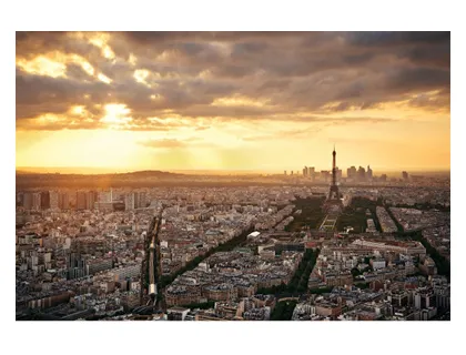 Cadre décoration paperflow paris 65x98cm