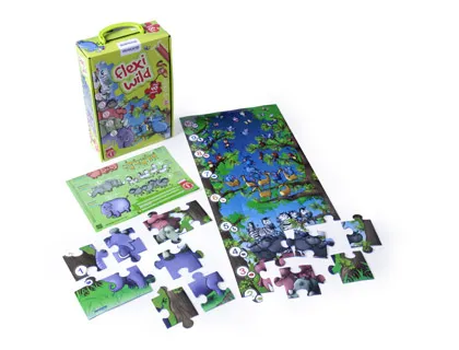 Puzzle miniland maxi flexi wild 40 piè’ces