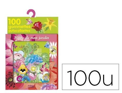 Gommettes les fleurs de mon jardin 100 unités