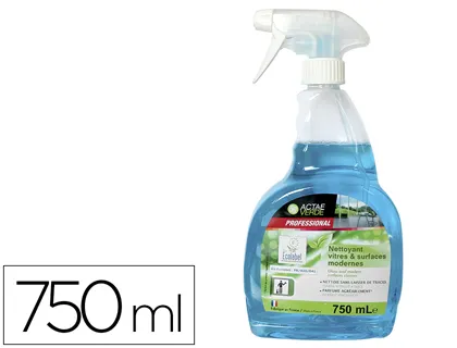 Nettoyant vitres écolabel nettoyage sans traces parfum pin pistolet 750ml